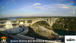 Skradin, řeka Krka, most A1