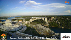 Skradin, řeka Krka, most A1