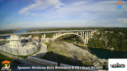 Skradin, řeka Krka, most A1