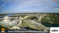 Skradin, řeka Krka, most A1