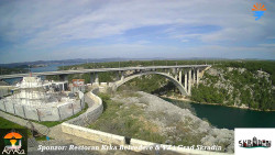 Skradin, řeka Krka, most A1