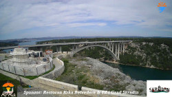 Skradin, řeka Krka, most A1