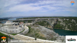 Skradin, řeka Krka, most A1