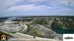 Skradin, řeka Krka, most A1