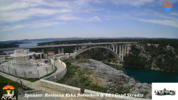 Skradin, řeka Krka, most A1