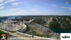 Skradin, řeka Krka, most A1