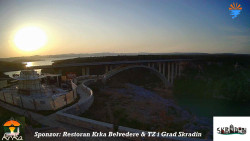 Skradin, řeka Krka, most A1