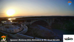 Skradin, řeka Krka, most A1