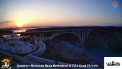 Skradin, řeka Krka, most A1