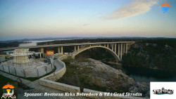 Skradin, řeka Krka, most A1