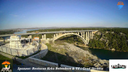 Skradin, řeka Krka, most A1