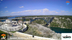 Skradin, řeka Krka, most A1