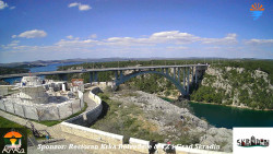 Skradin, řeka Krka, most A1