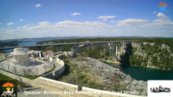 Skradin, řeka Krka, most A1