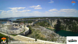 Skradin, řeka Krka, most A1