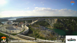 Skradin, řeka Krka, most A1