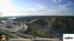 Skradin, řeka Krka, most A1