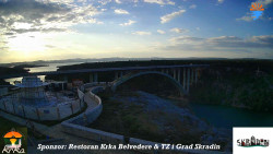 Skradin, řeka Krka, most A1