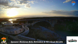 Skradin, řeka Krka, most A1