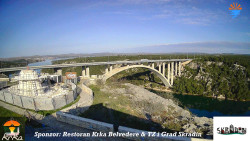 Skradin, řeka Krka, most A1