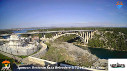 Skradin, řeka Krka, most A1