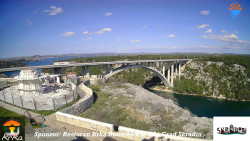 Skradin, řeka Krka, most A1