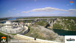 Skradin, řeka Krka, most A1