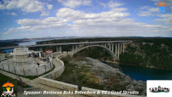 Skradin, řeka Krka, most A1