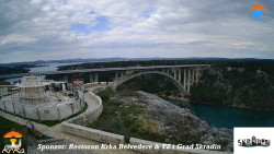 Skradin, řeka Krka, most A1