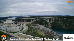 Skradin, řeka Krka, most A1