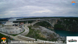 Skradin, řeka Krka, most A1