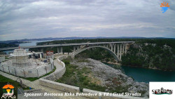 Skradin, řeka Krka, most A1