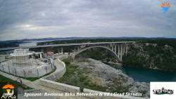 Skradin, řeka Krka, most A1