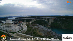 Skradin, řeka Krka, most A1