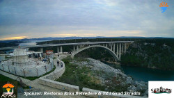 Skradin, řeka Krka, most A1