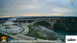 Skradin, řeka Krka, most A1
