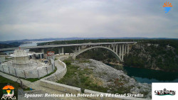Skradin, řeka Krka, most A1
