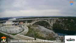 Skradin, řeka Krka, most A1