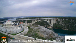 Skradin, řeka Krka, most A1