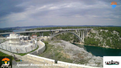 Skradin, řeka Krka, most A1