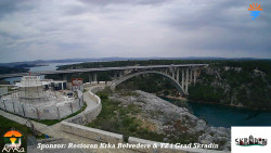 Skradin, řeka Krka, most A1