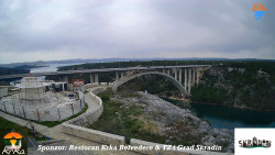 Skradin, řeka Krka, most A1