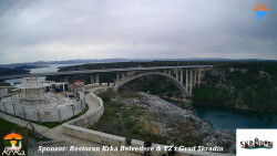 Skradin, řeka Krka, most A1