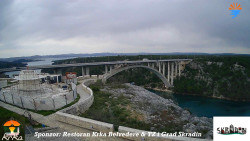 Skradin, řeka Krka, most A1