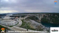 Skradin, řeka Krka, most A1