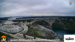 Skradin, řeka Krka, most A1