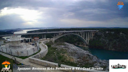 Skradin, řeka Krka, most A1