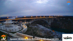 Skradin, řeka Krka, most A1