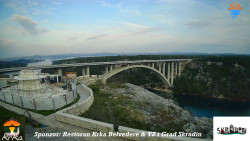 Skradin, řeka Krka, most A1