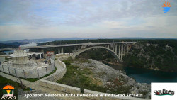 Skradin, řeka Krka, most A1